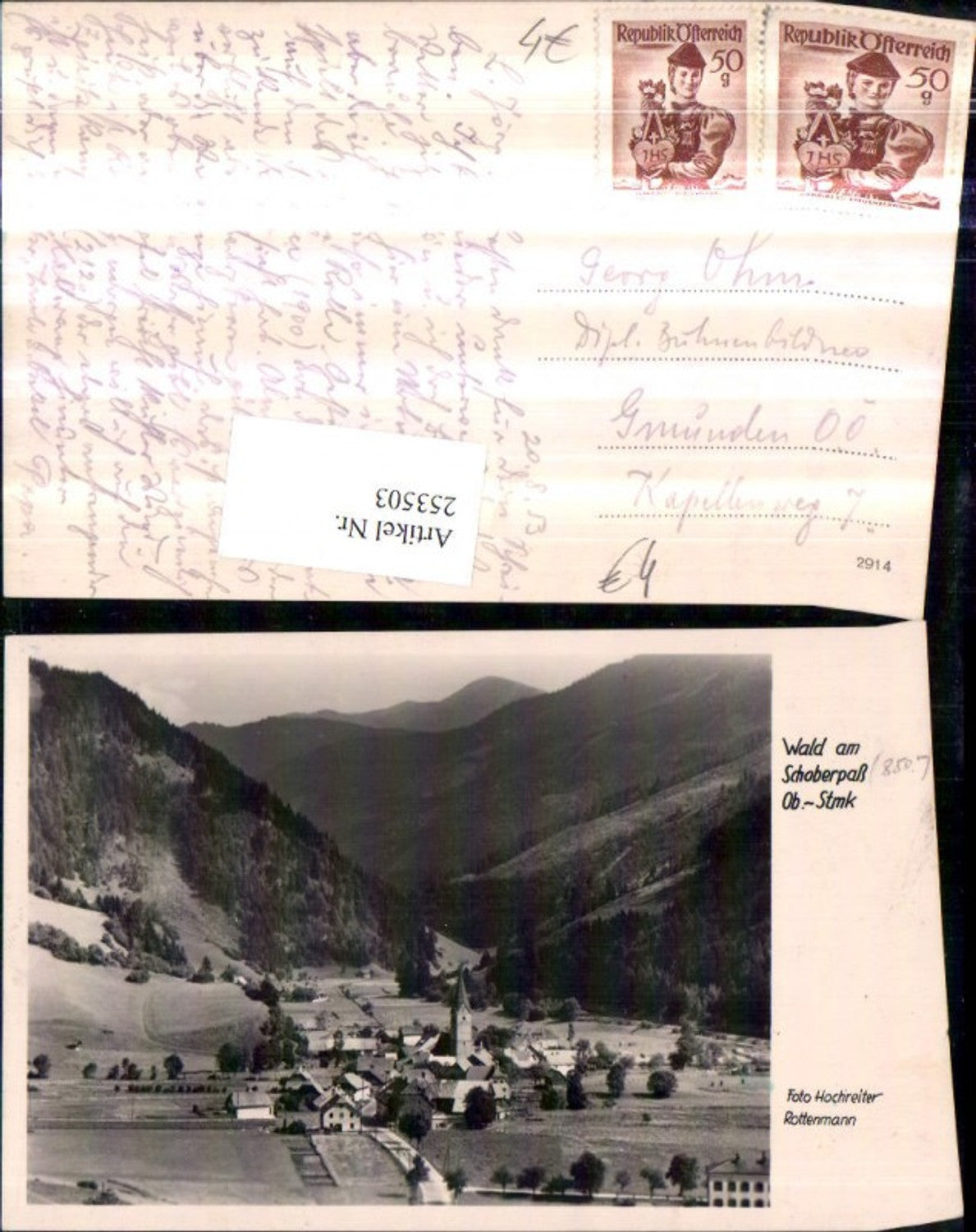 Alte Ansichtskarte – Old Postcard