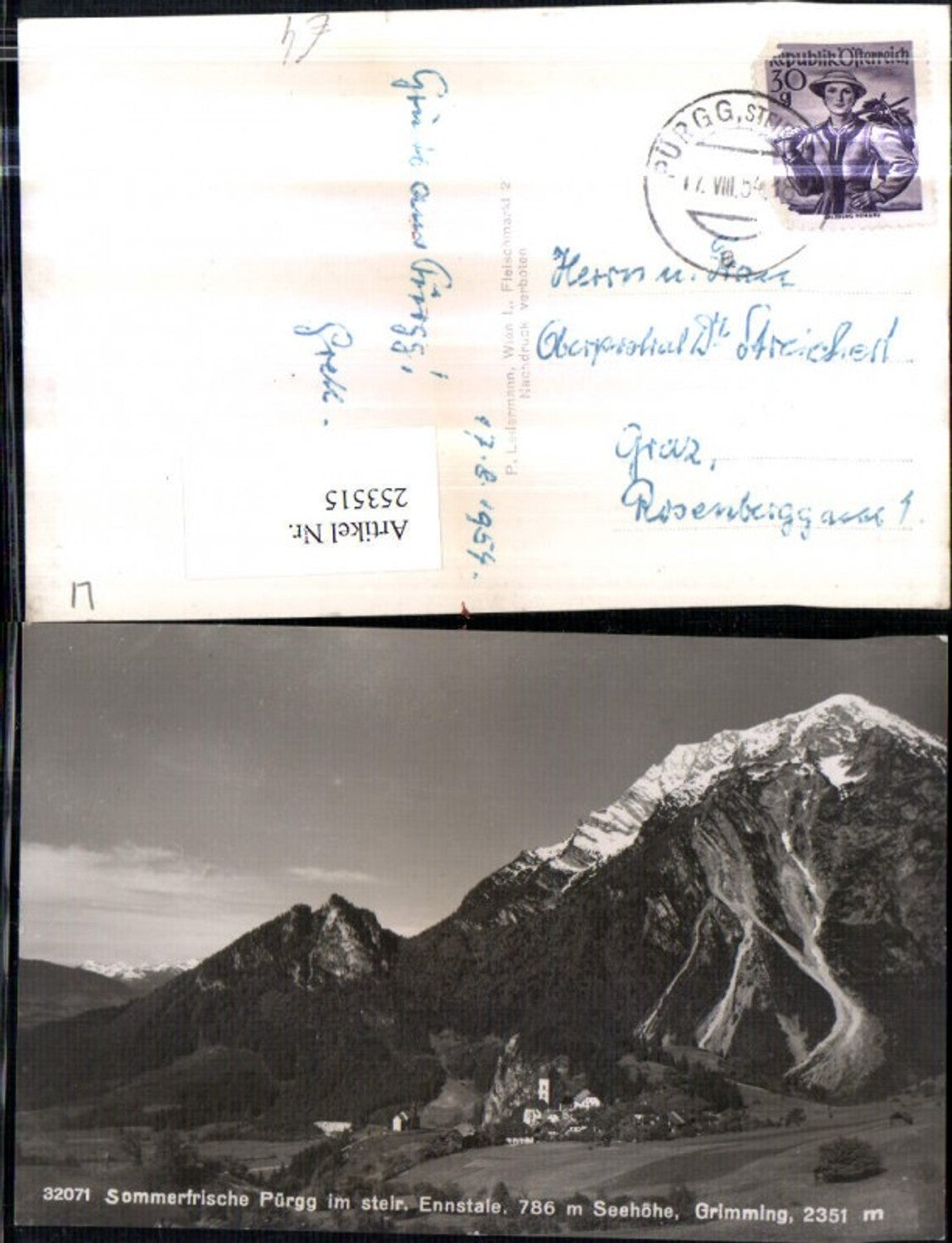 Alte Ansichtskarte – Old Postcard