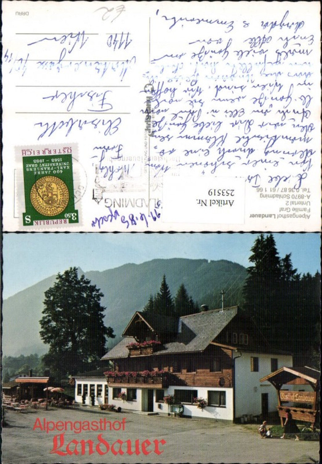 Alte Ansichtskarte – Old Postcard