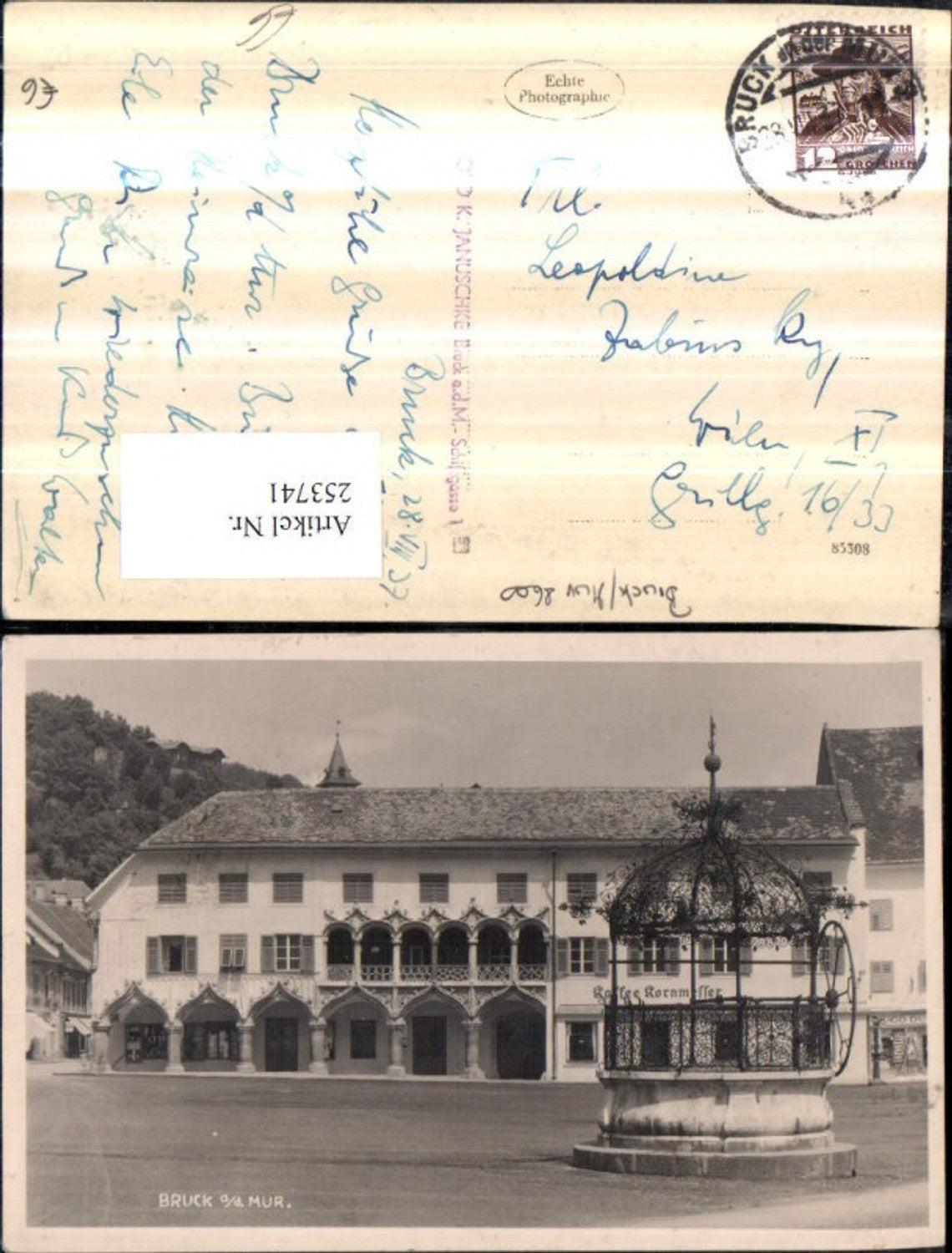 Alte Ansichtskarte – Old Postcard