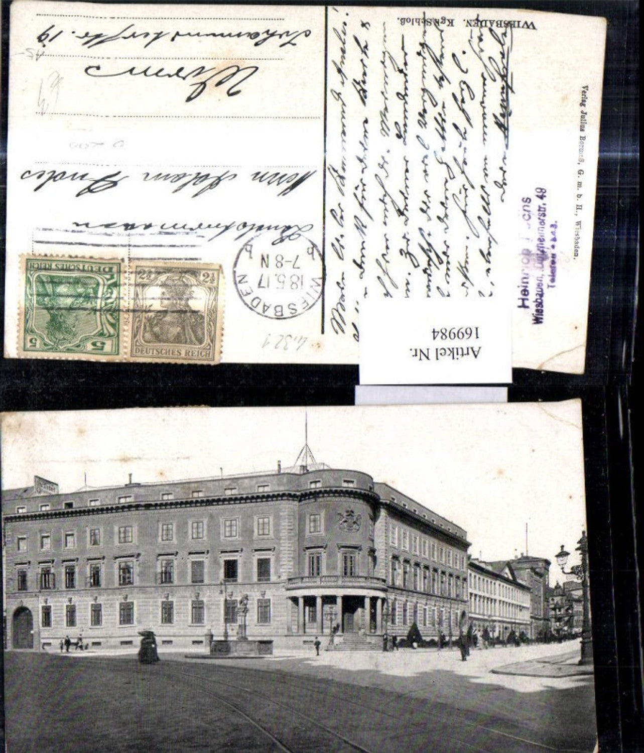 169984,Wiesbaden Kgl. Schloß Schloss