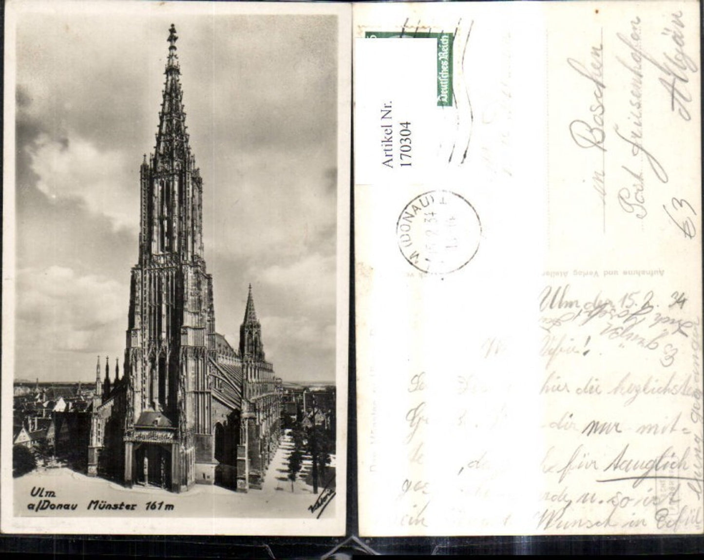 Alte Ansichtskarte – Old Postcard