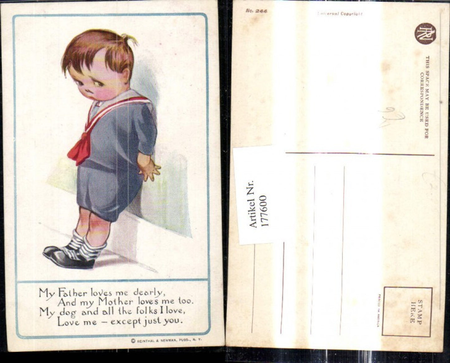 177600, Artist Ak Sad Boy Sailor Suit Saying Text