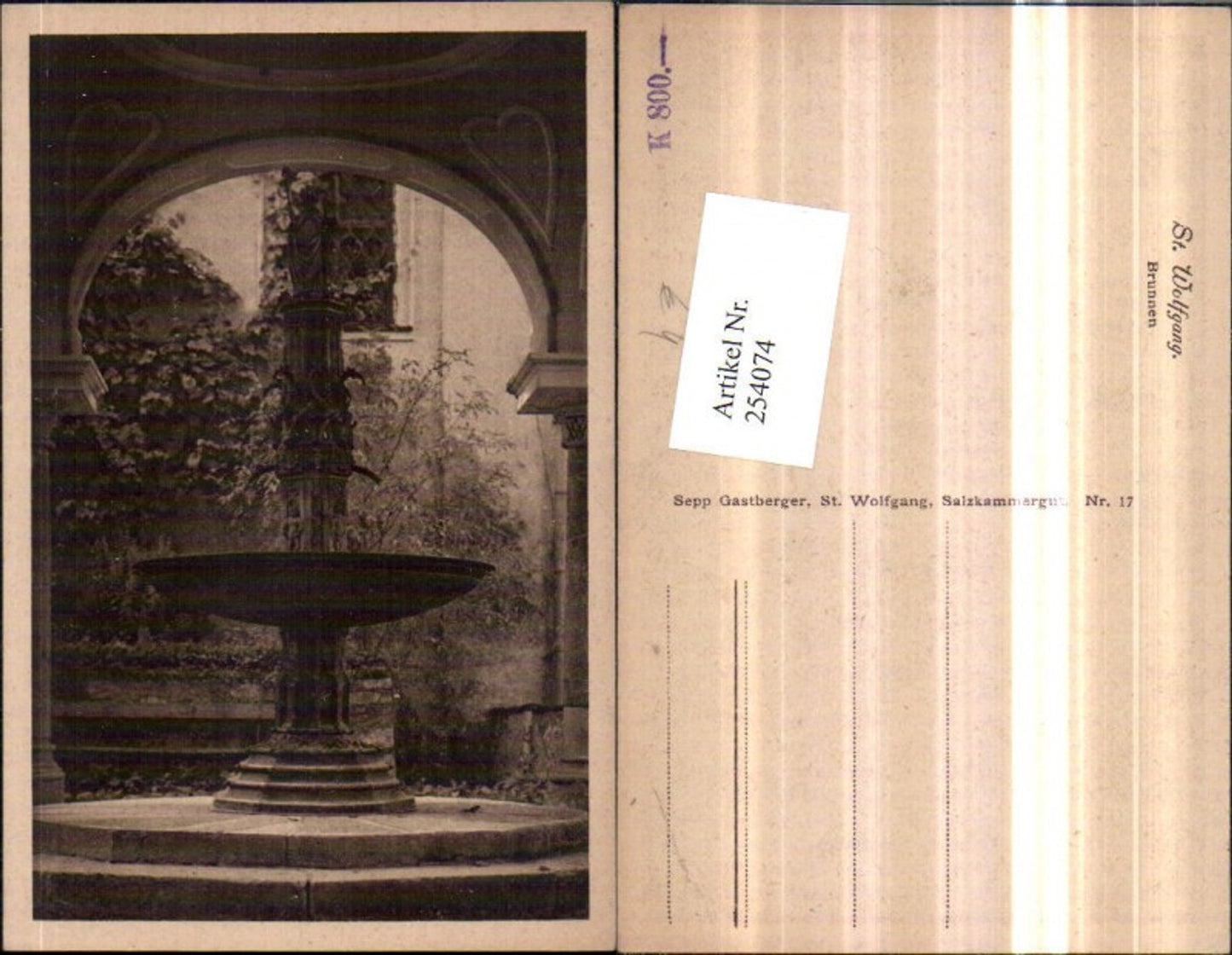 254074,St. Wolfgang Brunnen