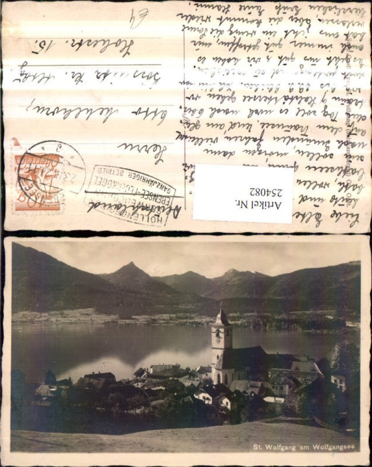 254082,St. Wolfgang am Wolfgangsee Totale Kirche