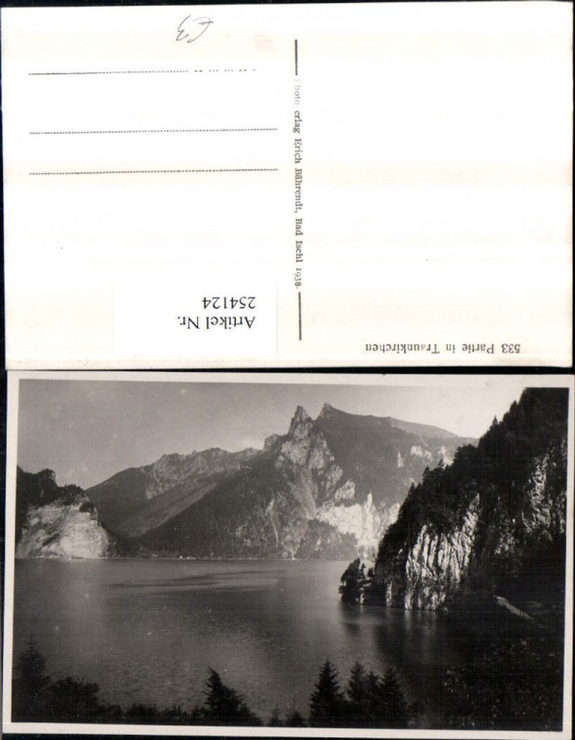 254124,Partie in Traunkirchen See Bergkulisse