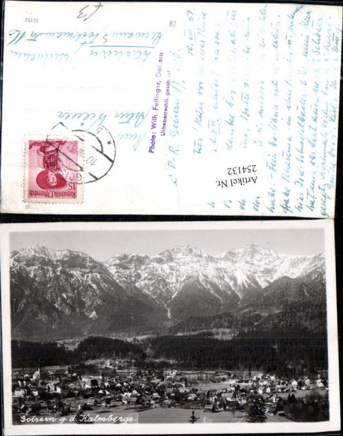 254132,Goisern Totale geg. d. Kalmberge