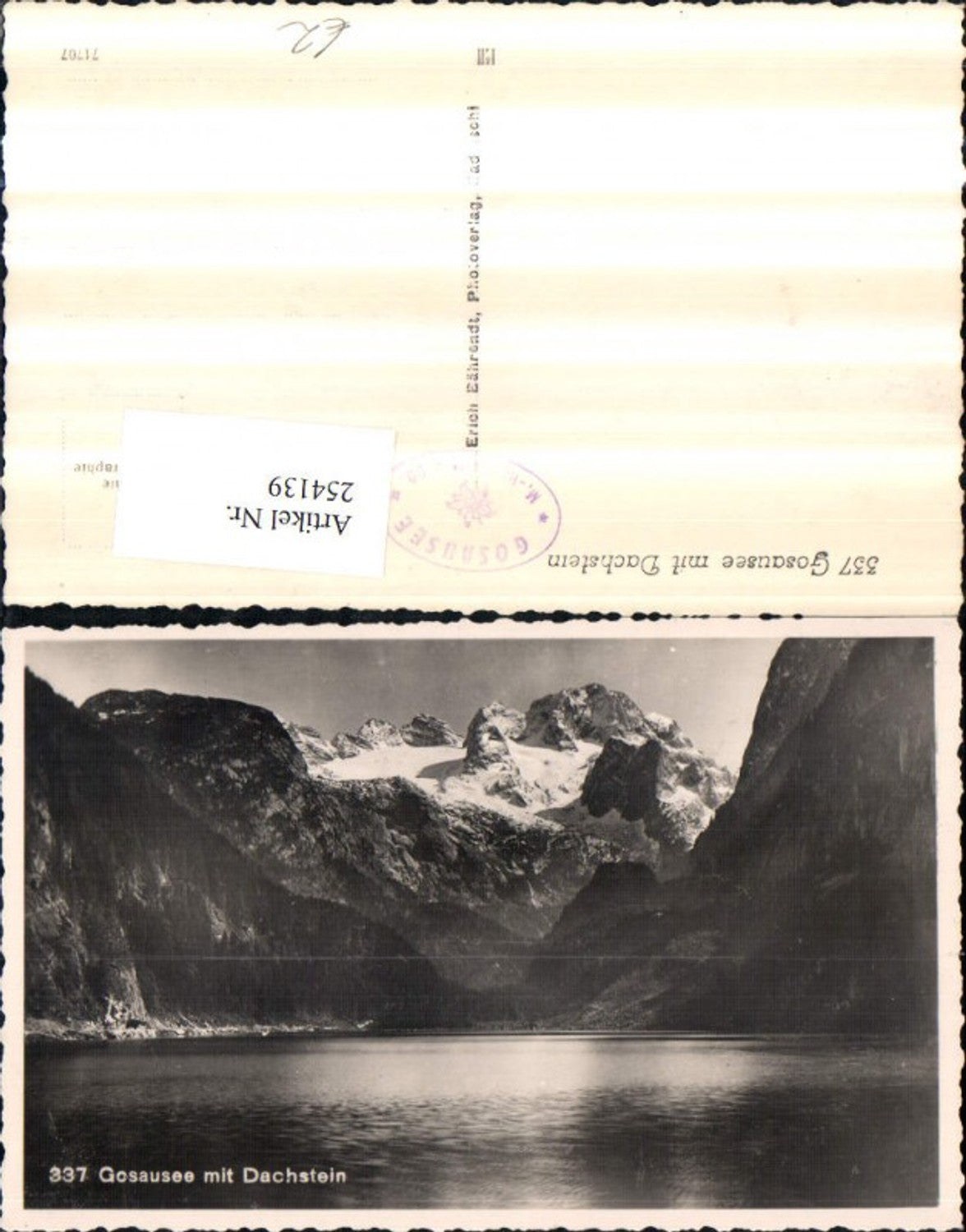 254139,Gosausee See b. Gosau m. Dachstein Bergkulisse