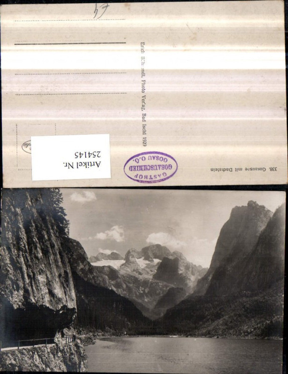 254145,Gosausee See b. Gosau m. Dachstein Bergkulisse