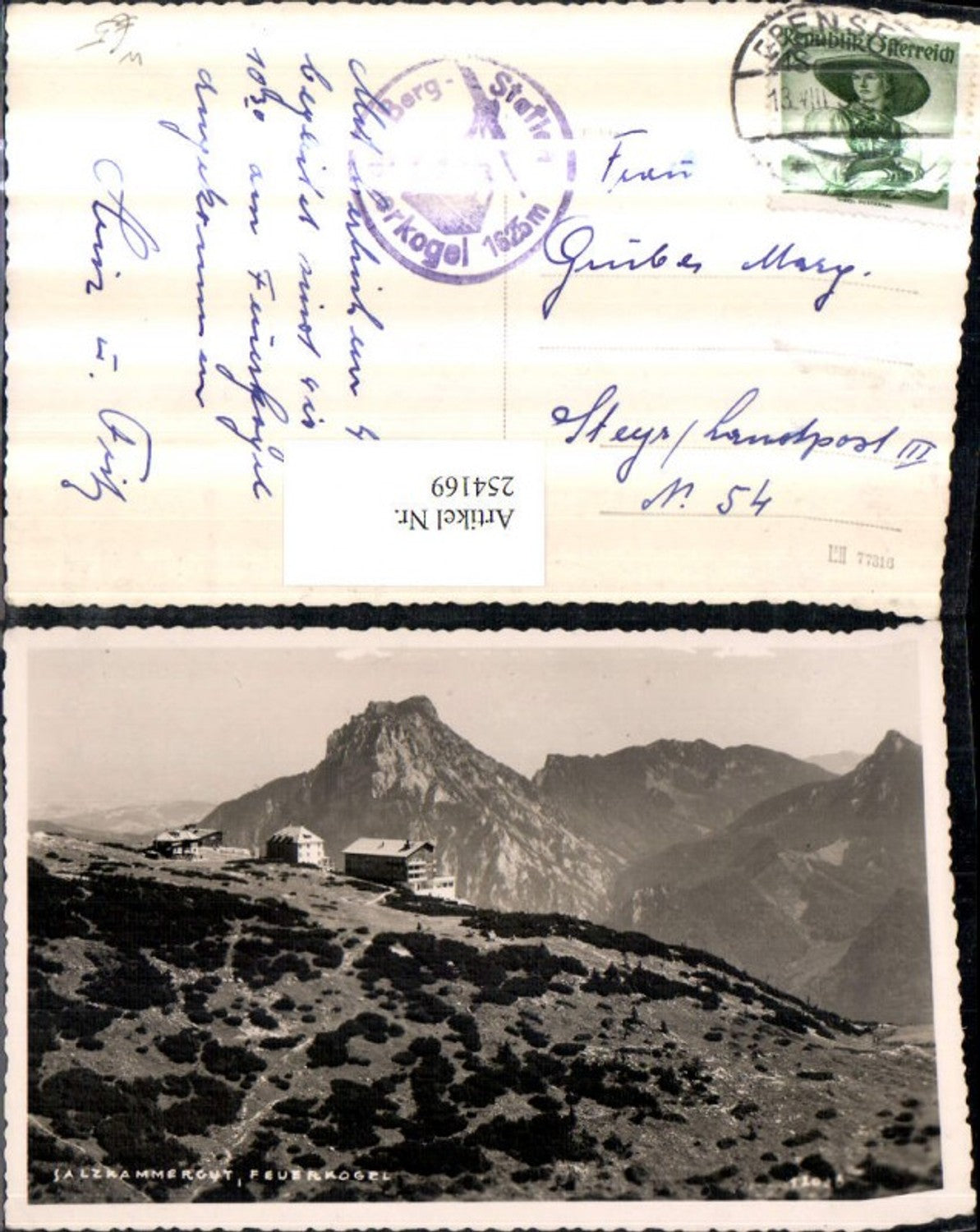 254169,Feuerkogel Bergkulisse b. Ebensee