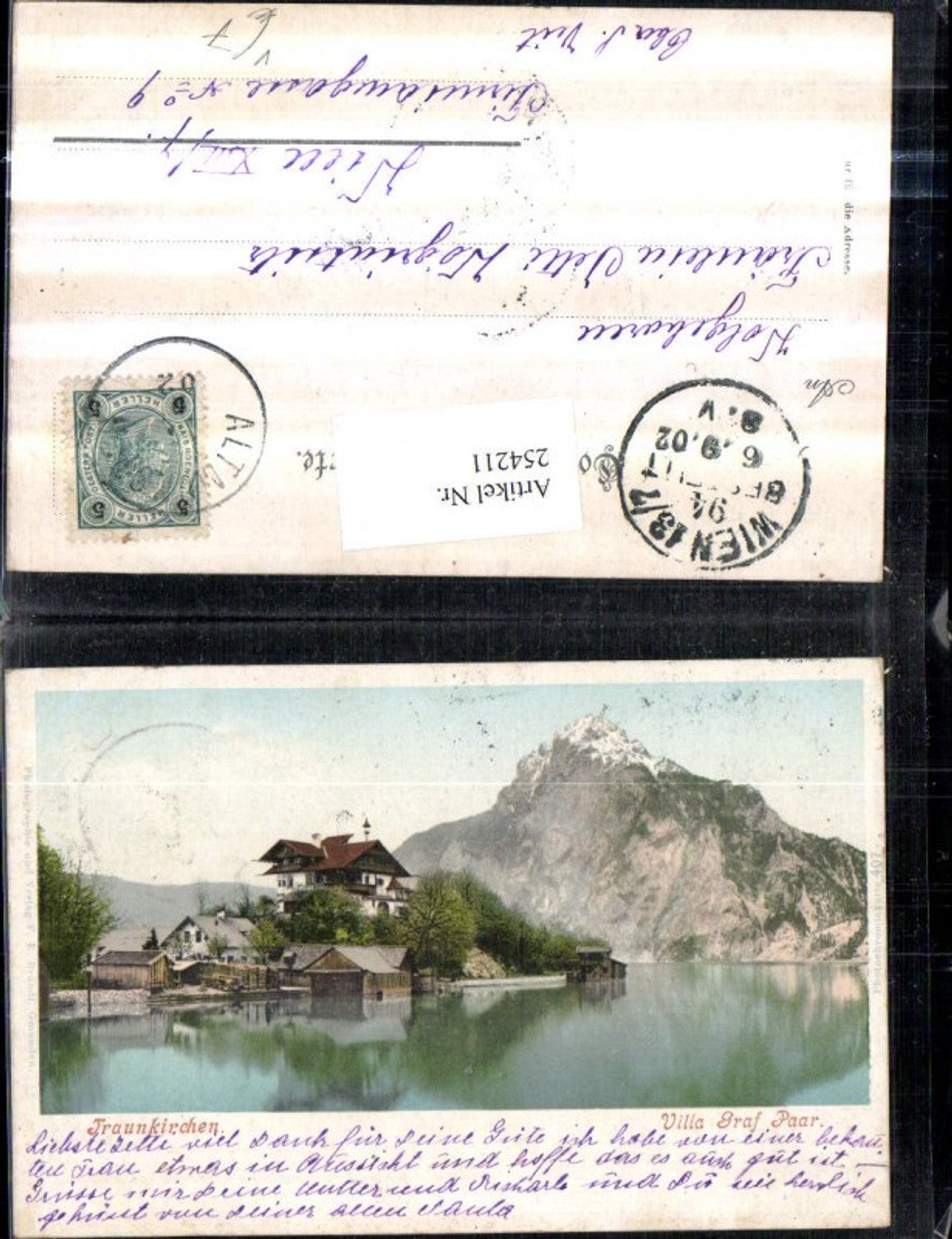 254211,Traunkirchen Villa Graf Paar pub F. E. Brandt 407