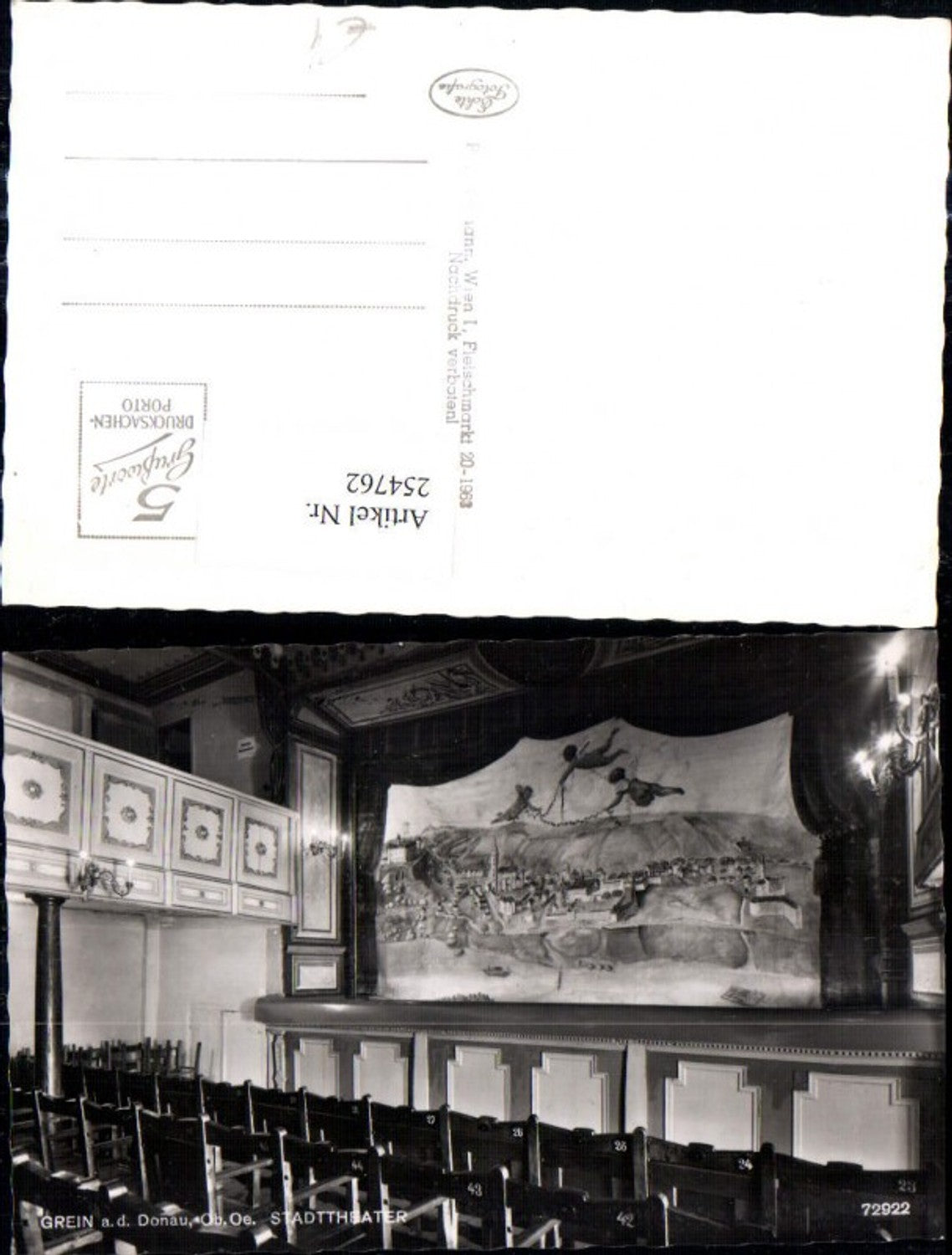 254762,Grein an d. Donau Stadttheater Innenansicht