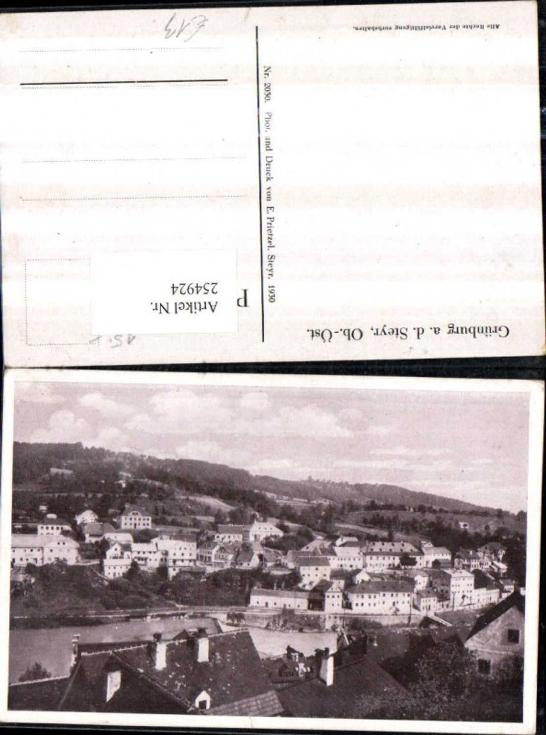 254924,Grünburg an d. Steyr b. Steinbach Totale