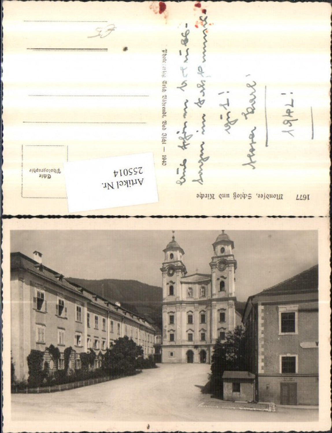 255014,Mondsee Schloss u. Kirche