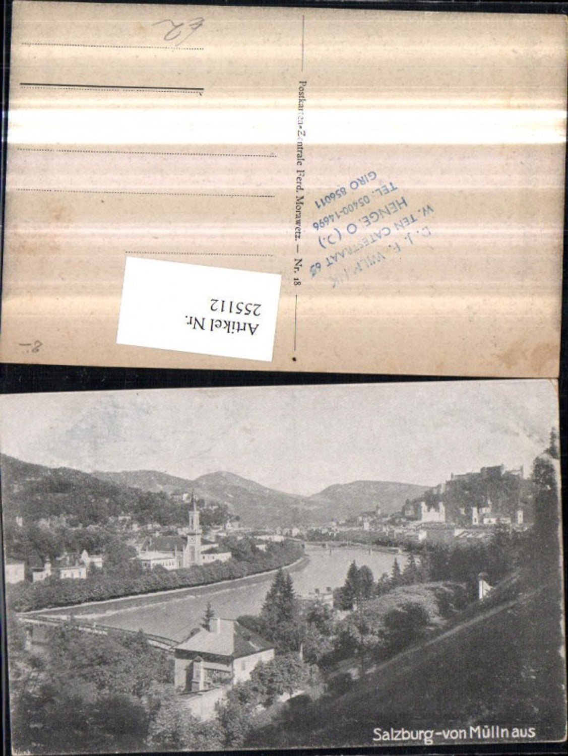 255112,Salzburg Teilansicht von Mülln aus