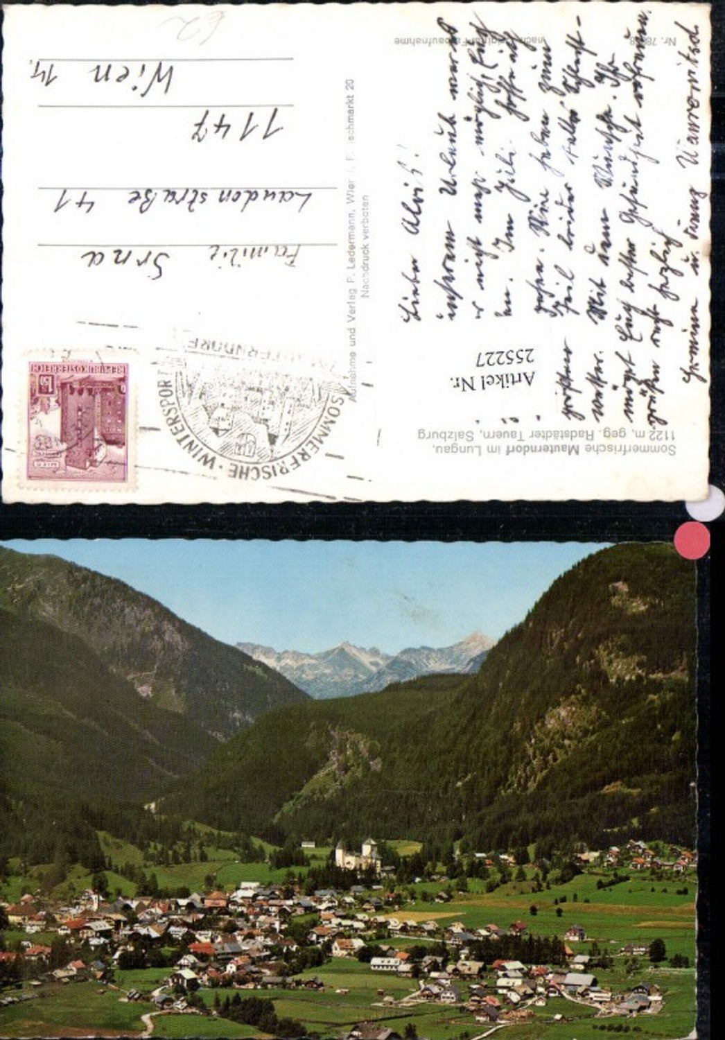 255227,Mauterndorf im Lungau Totale geg. Radstädter Tauern Bergkulisse