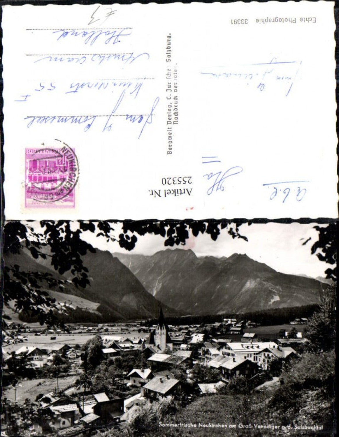 255320,Neukirchen am Großvenediger Totale geg. d. Sulzbachtal