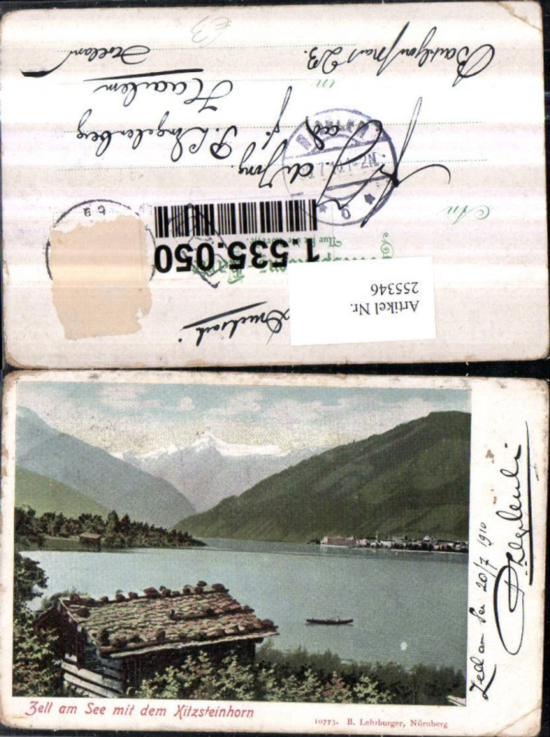 255346,Zell am See Teilansicht m. d. Kitzsteinhorn