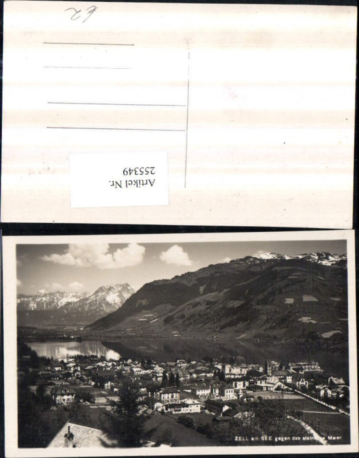 255349,Zell am See Totale geg. d. Steinerne Meer