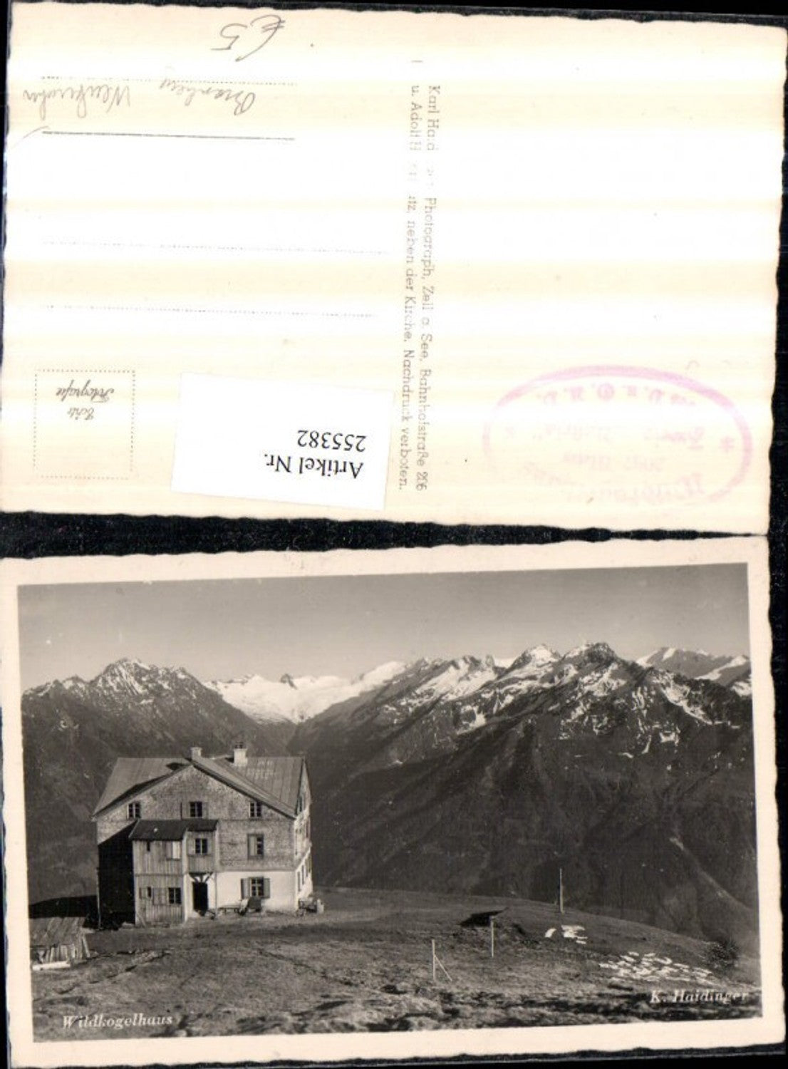 255382,Wildkogelhaus Bergkulisse b. Bramberg Neukirchen