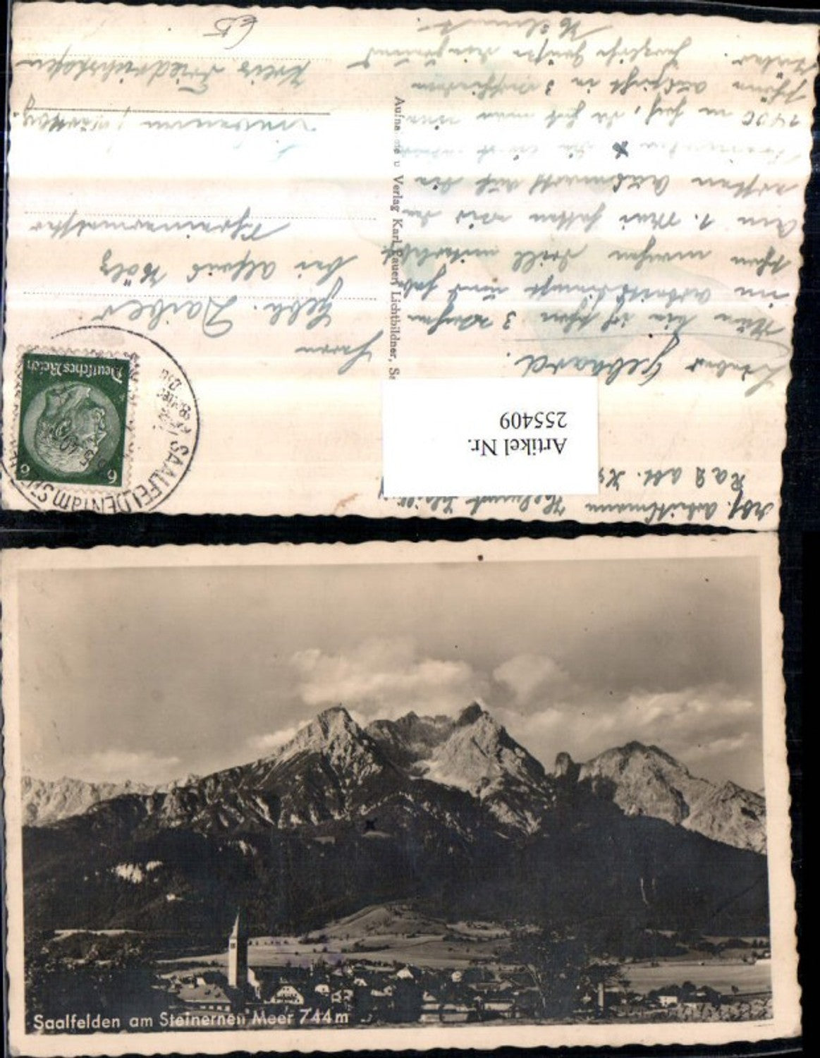 255409,Saalfelden Totale am Steinernen Meer Bergkulisse