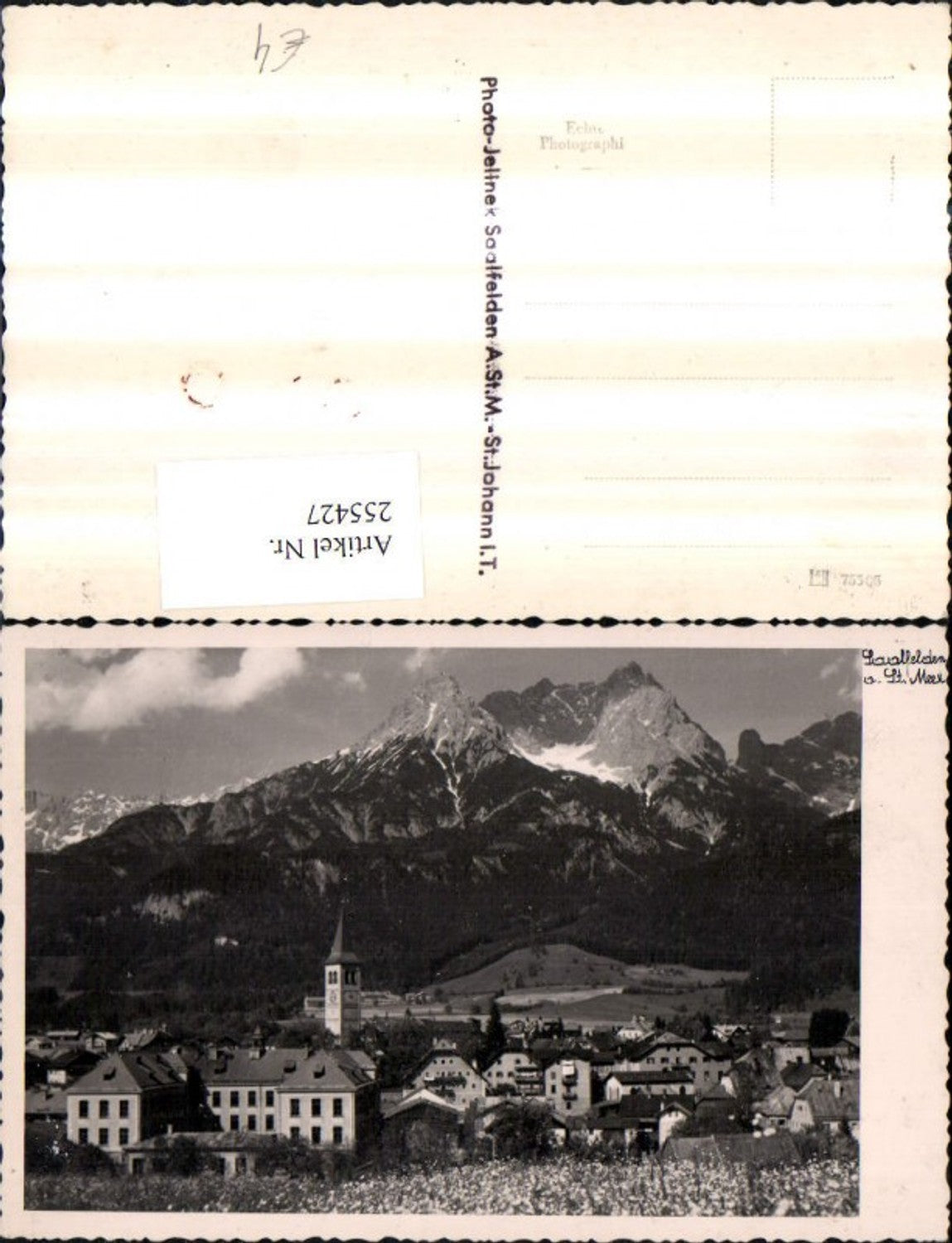 255427,Saalfelden Totale am Steinernen Meer Bergkulisse