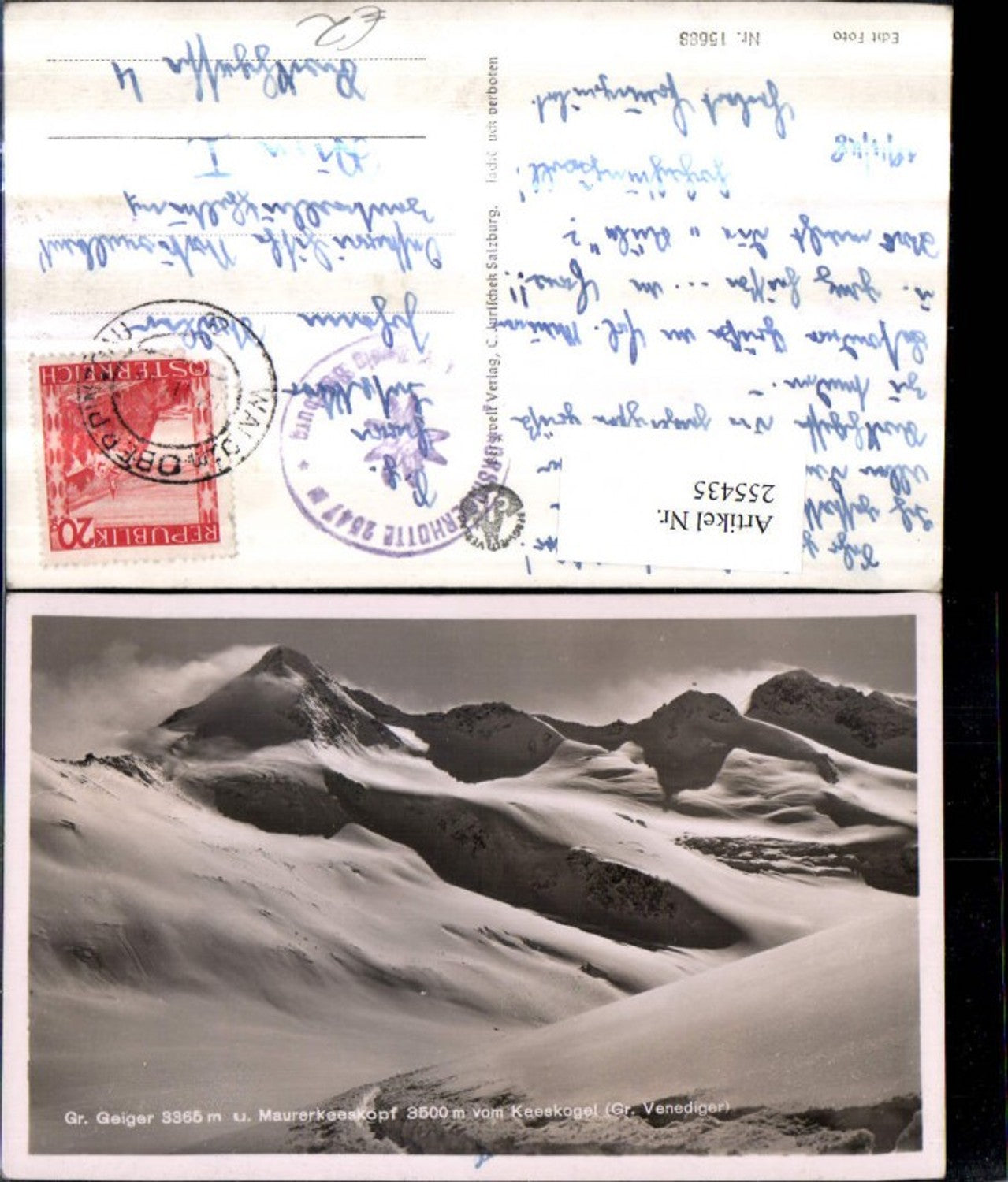 255435,Großer Geiger u. Maurerkeeskopf v. Keeskogel Bergkulisse b. Uttendorf