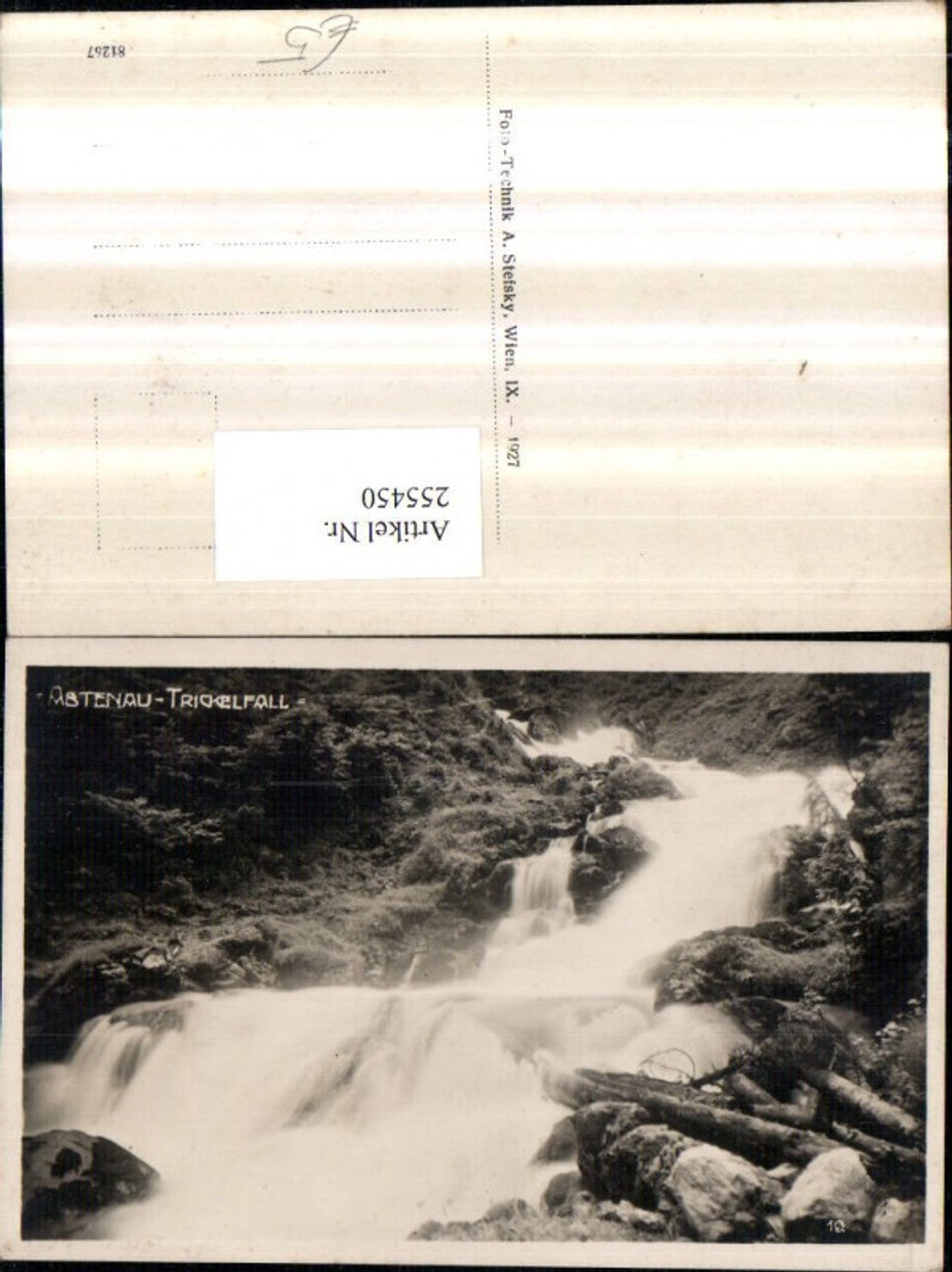 255450,Abtenau Trickelfall Wasserfall