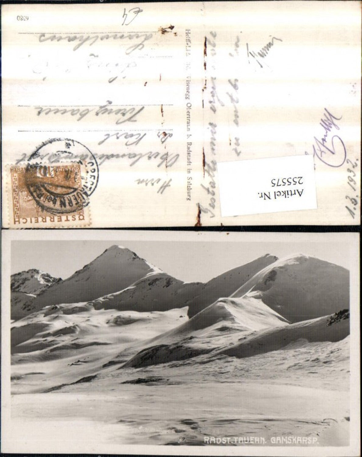 Alte Ansichtskarte – Old Postcard