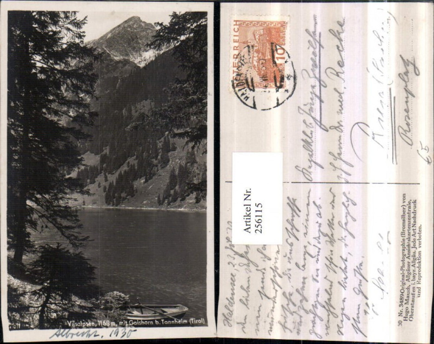 Alte Ansichtskarte – Old Postcard
