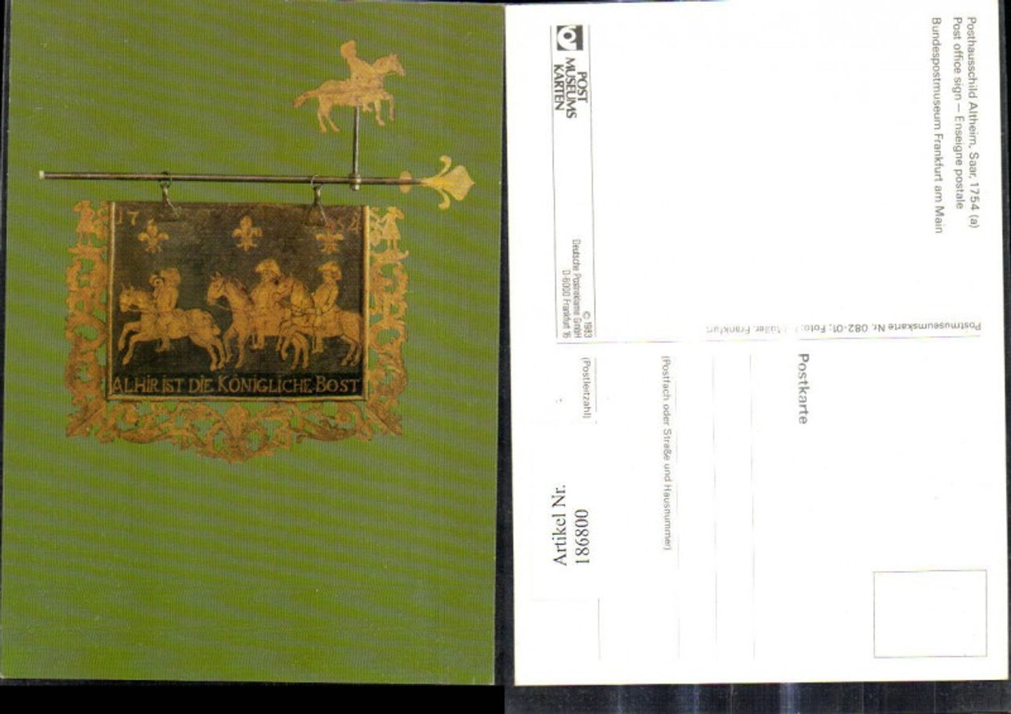 Alte Ansichtskarte – Old Postcard