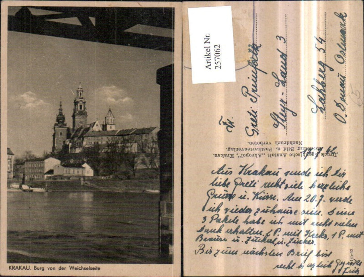Alte Ansichtskarte – Old Postcard