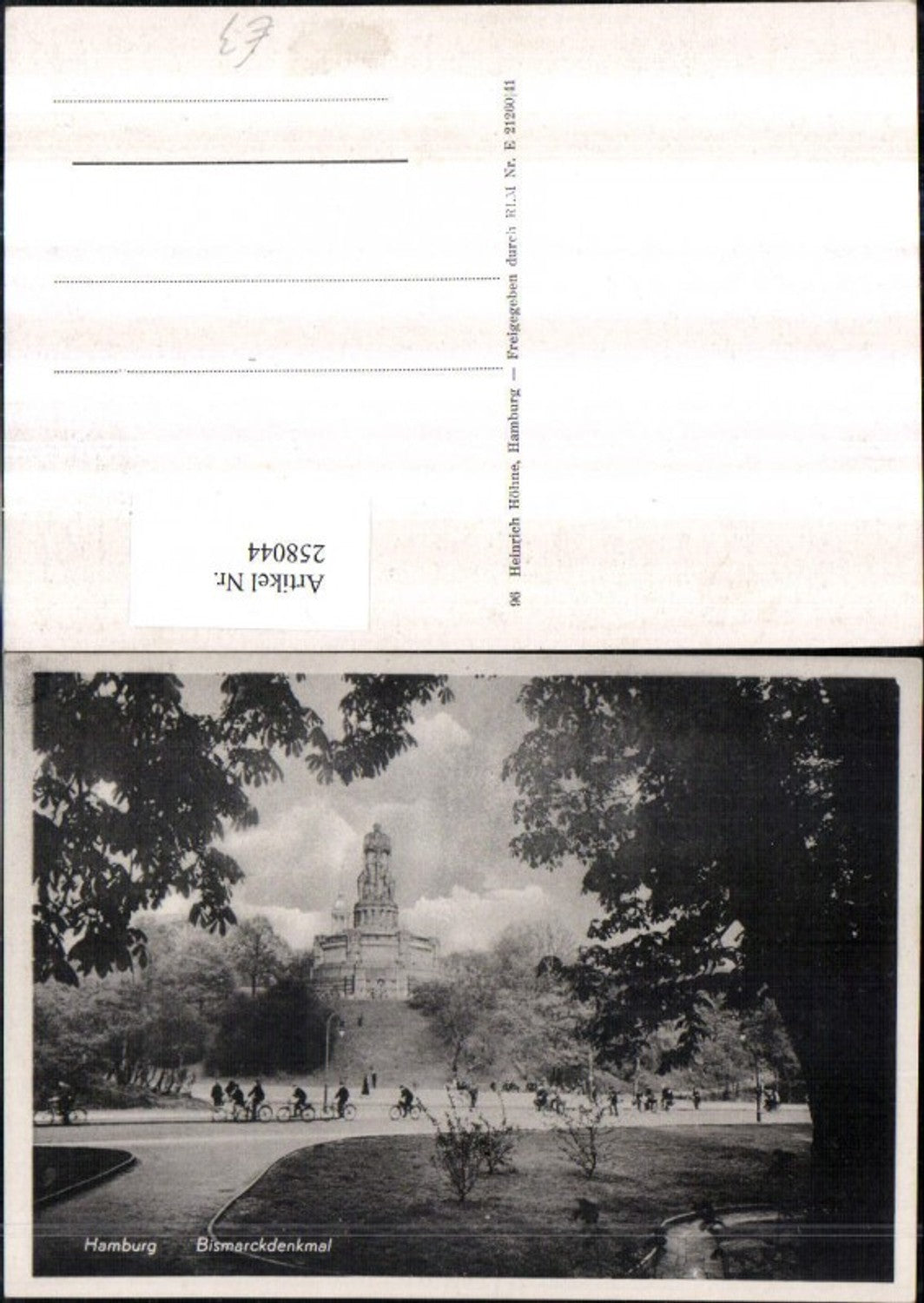258044, Hamburg Bismarck Monument
