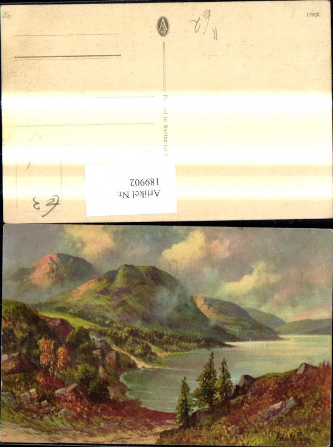 189902, Artist Ak See Mountains Landscape
