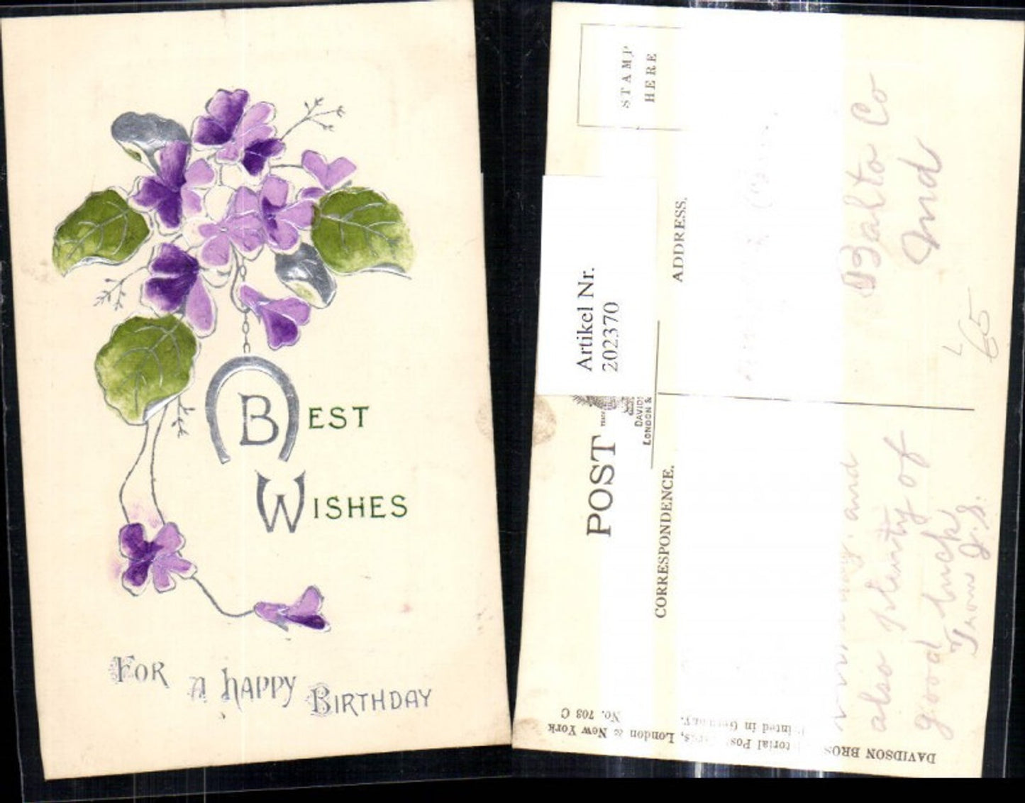 Alte Ansichtskarte – Old Postcard