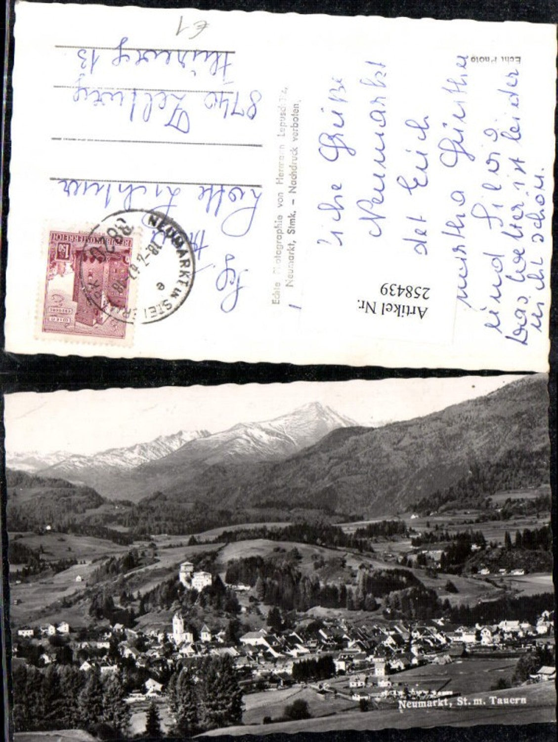 Alte Ansichtskarte – Old Postcard