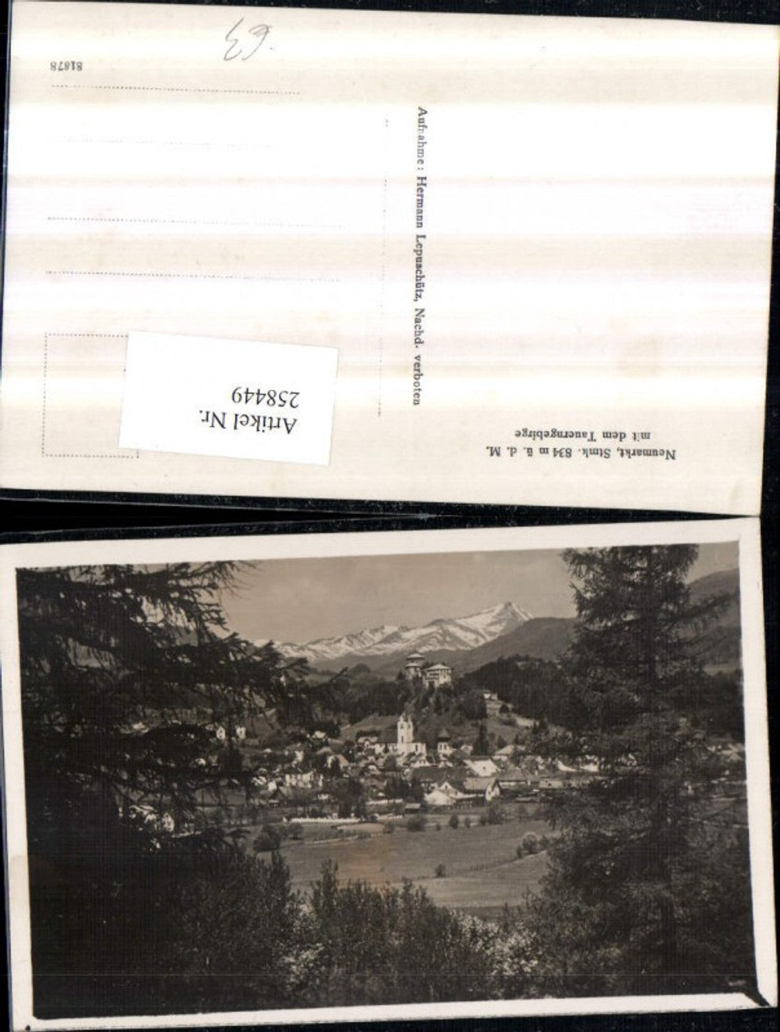 Alte Ansichtskarte – Old Postcard