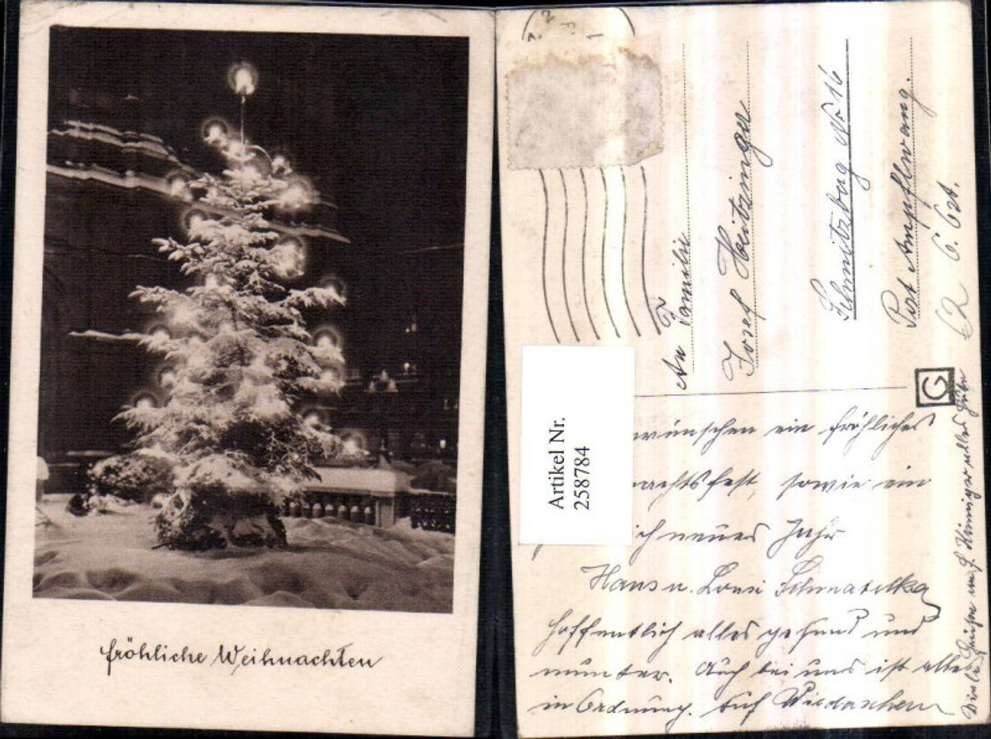 258784, Christmas tree candles winter picture