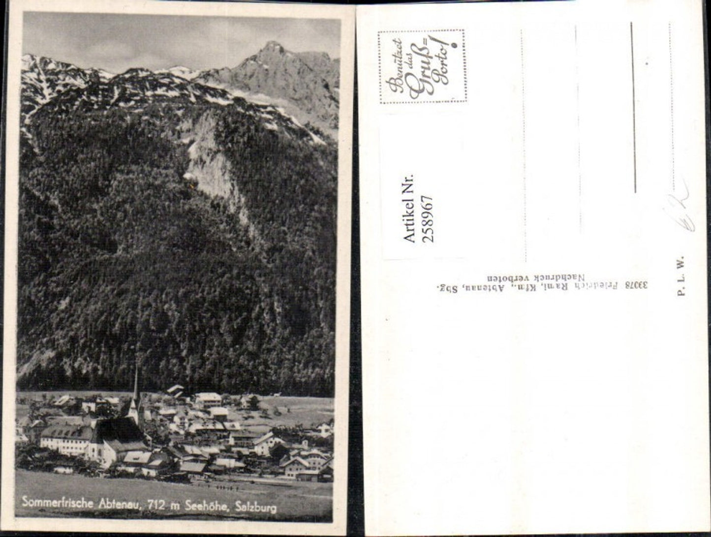 258967,Abtenau Totale Bergkulisse