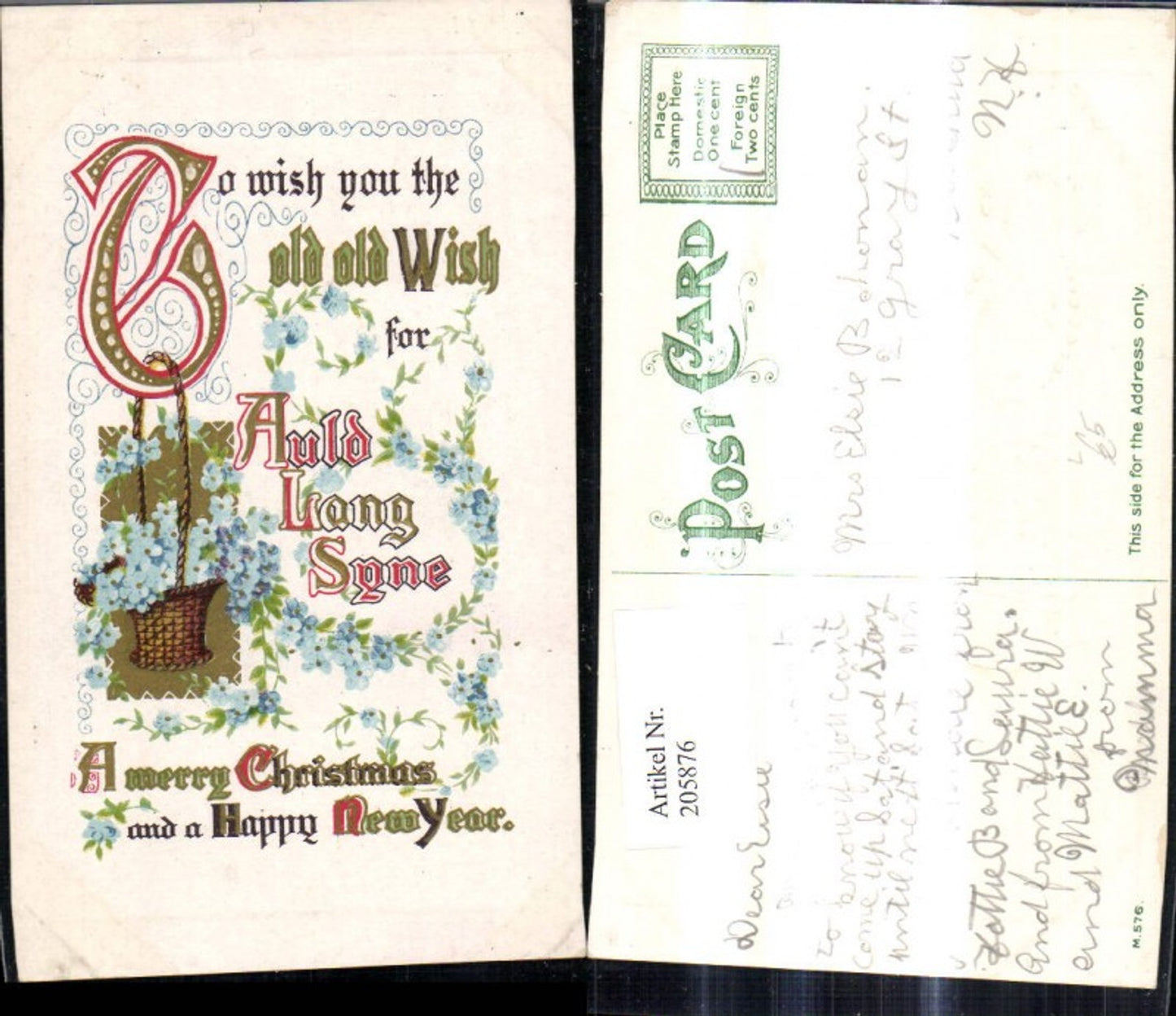 Alte Ansichtskarte – Old Postcard