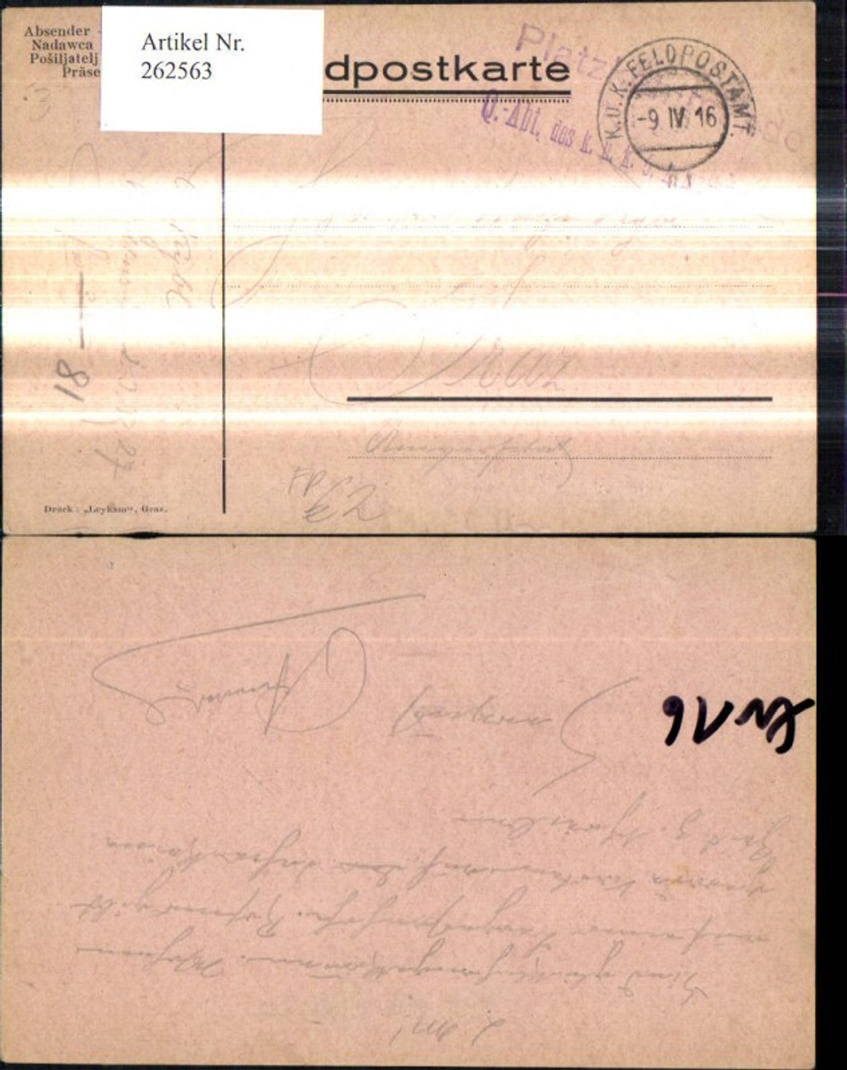 Alte Ansichtskarte – Old Postcard