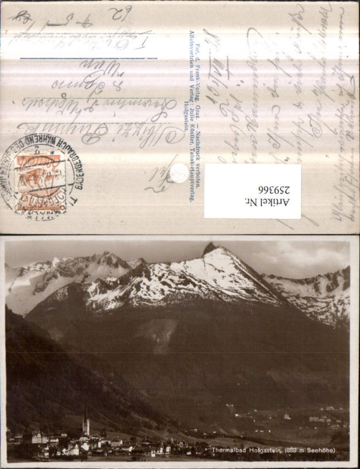 Alte Ansichtskarte – Old Postcard