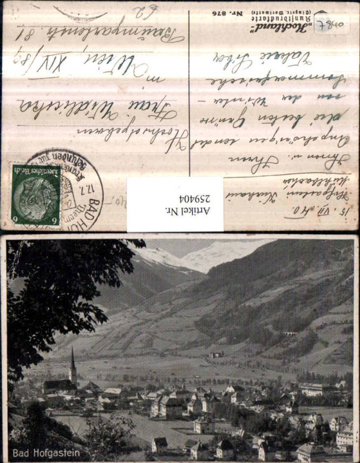 Alte Ansichtskarte – Old Postcard