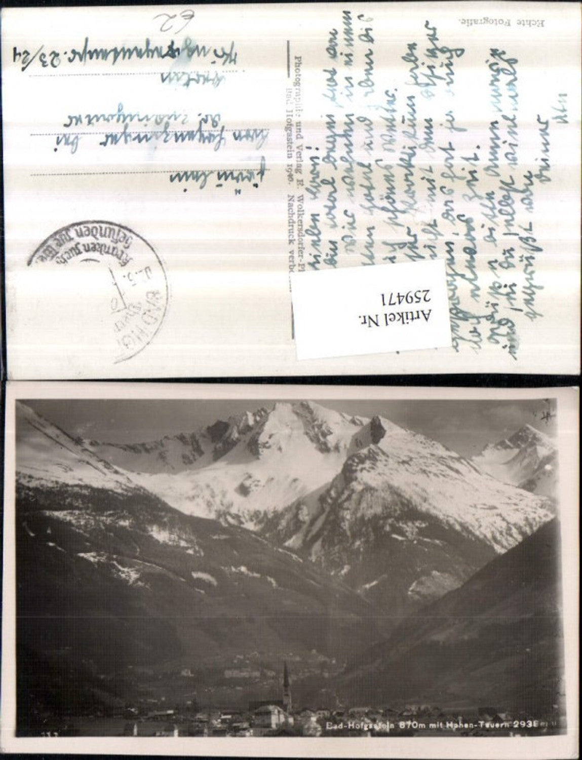 Alte Ansichtskarte – Old Postcard