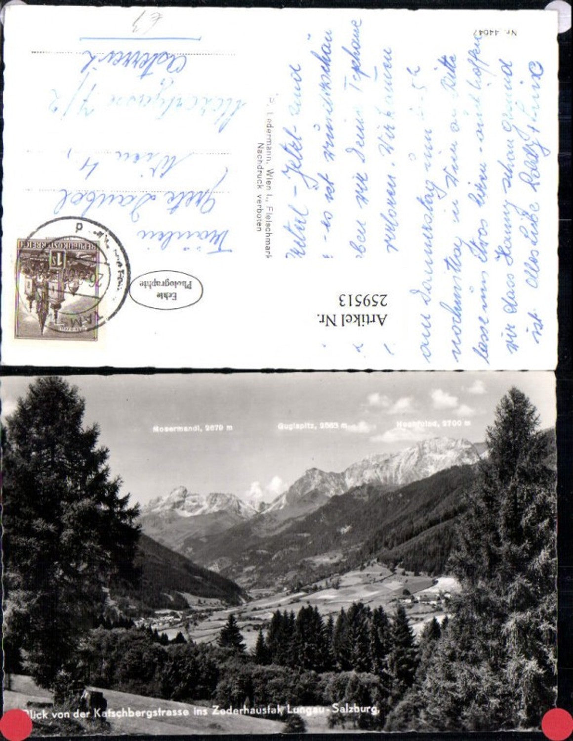 259513,Blick von d. Katschbergstraße ins Zederhaustal im Lungau Bergkulisse