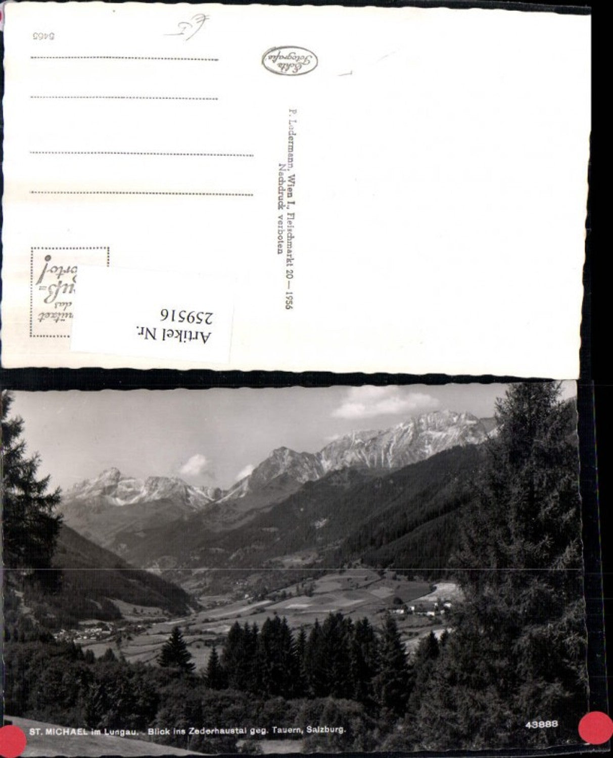 259516,St. Michael im Lungau Blick ins Zederhaustal geg. Tauern Bergkulisse