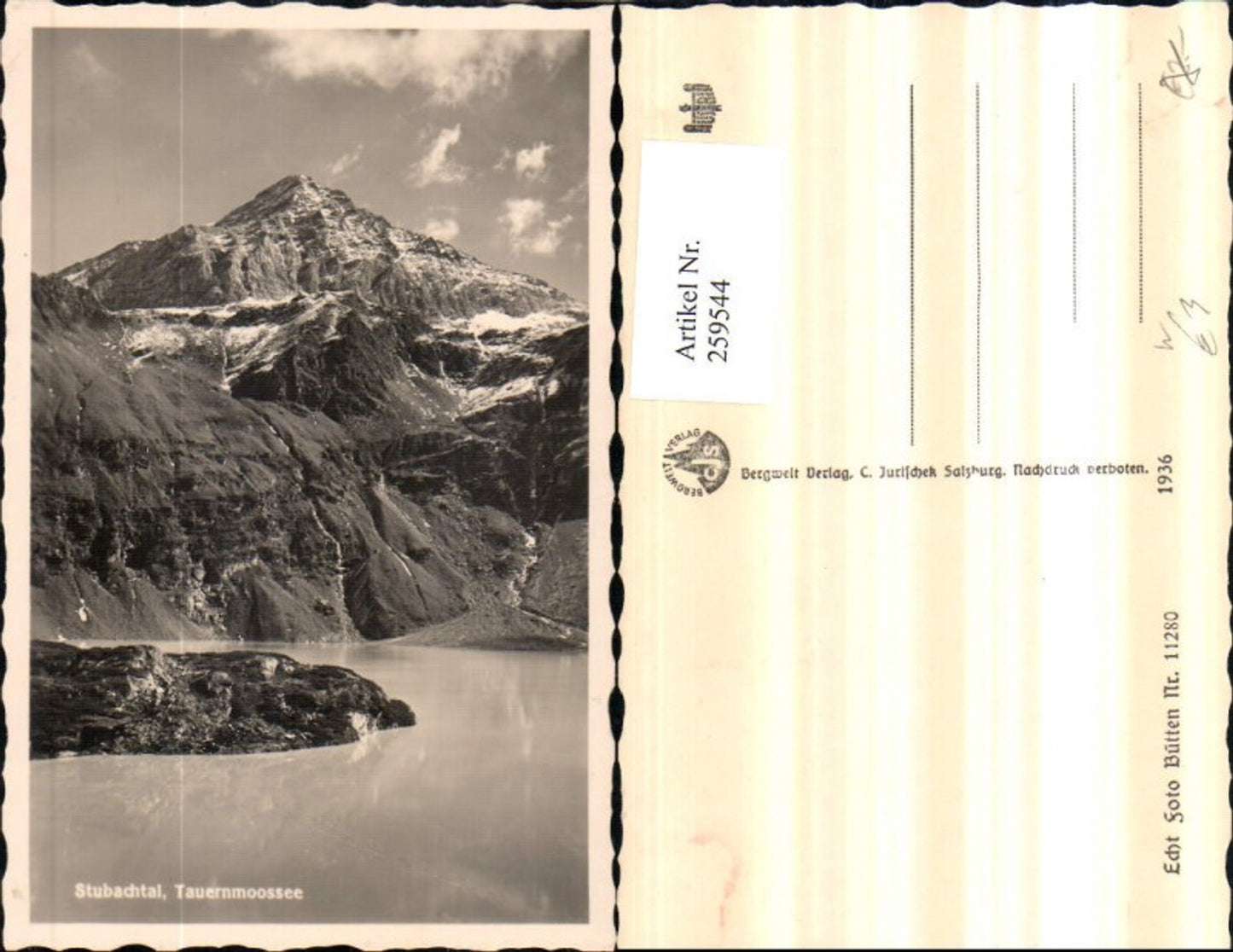 259544,Stubachtal b. Uttendorf Tauernmoossee See Bergkulisse