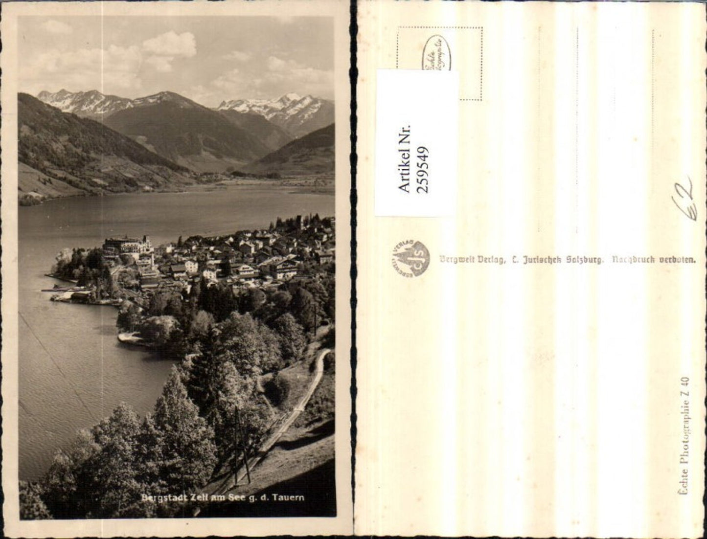 259549,Zell am See Totale geg. d. Tauern