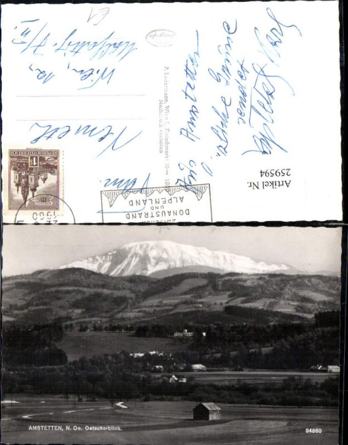 259594,Amstetten Ötscherblick Ötscher Bergkulisse