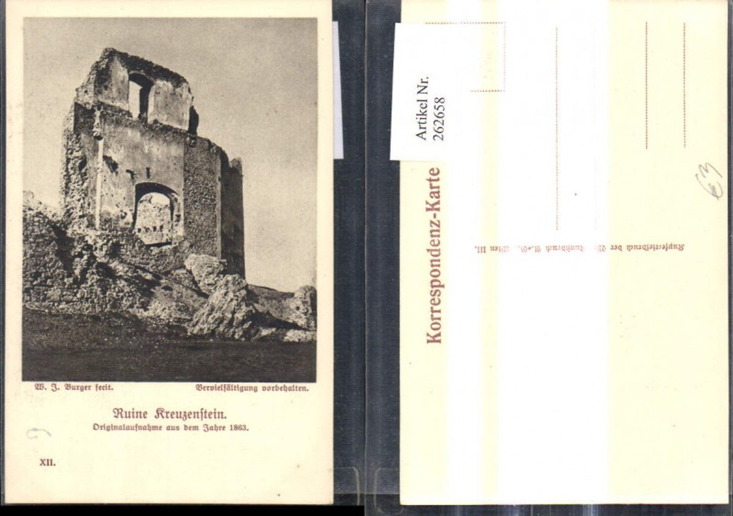 262658,Ruine Kreuzenstein Schloss Burg